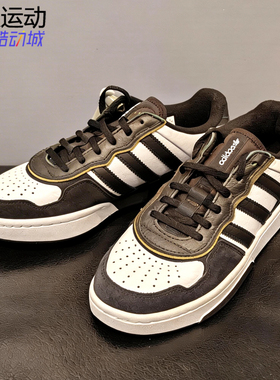 阿迪达斯板鞋男女COURTIC经典面包鞋低帮休闲鞋运动鞋 ID6067