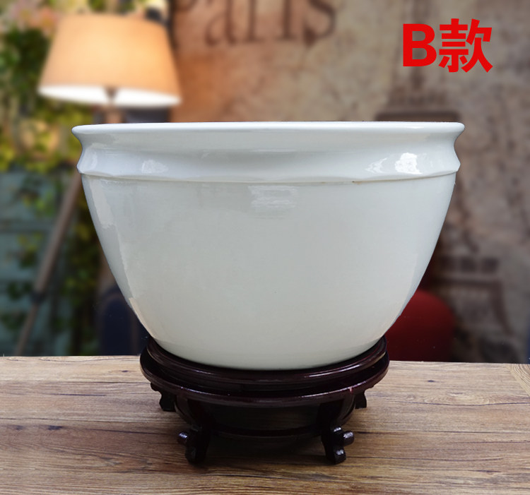 纯白谨翊包邮景德镇陶