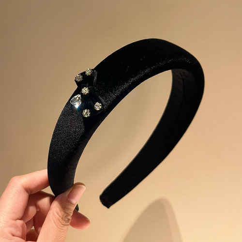 瑜柚YUYOU发箍丝绒轻奢高颅顶