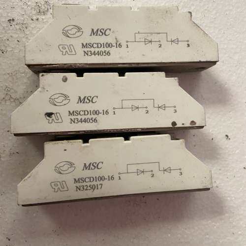 MDC100-16/MSCD100-16 整流二极管100A