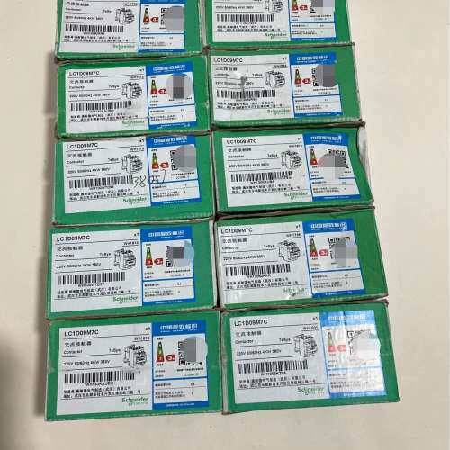 施耐德接触器，型号LC1D09M7C，全新，数量十个，价格为