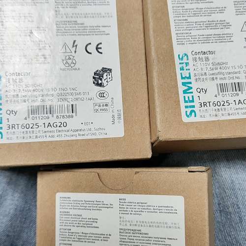 全新西门子交流接触器3RT6025-1AG20