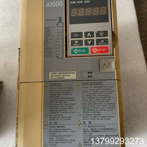 安川A1000变频器 CIMR-AB4A0002FAA  0