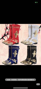 新款少数民族蒙古靴子 藏族新疆族民族舞蹈靴 男女儿童表演藏靴子