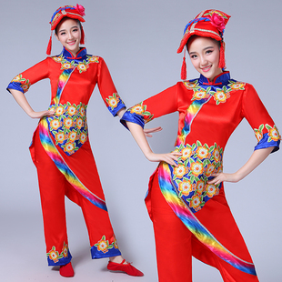 新款梦幻羌族舞蹈服少数民族演出服羌族成人女彝族盛装舞台装包邮