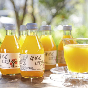 1瓶约8个橘子!日本和歌山产伊藤农园100%天然无添加橘子汁180ml