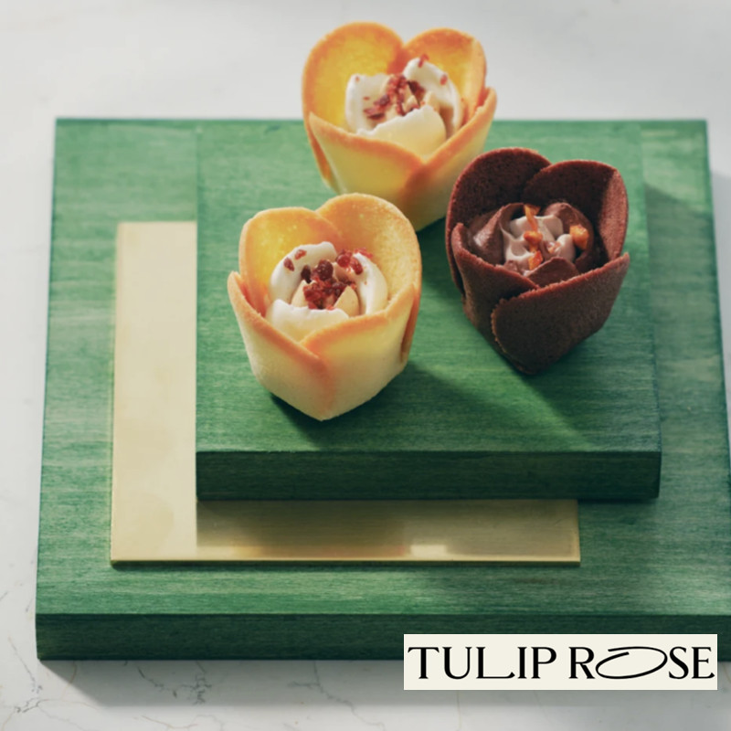【订】日本商场人气推荐tuliprose郁金香玫瑰曲奇饼干礼盒