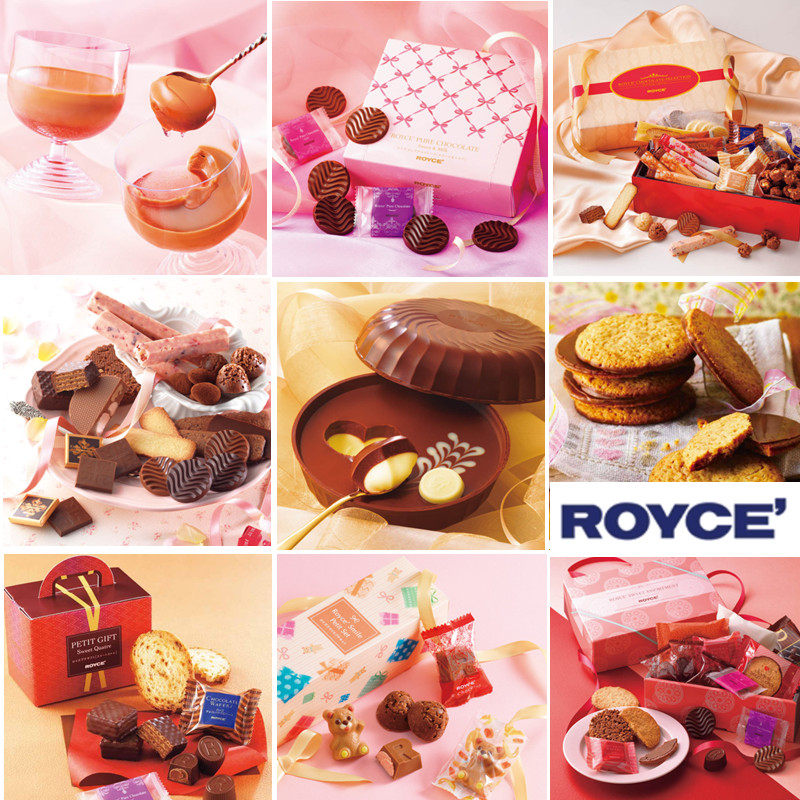 日本北海道ROYCE情人节限定巧克力糕点饼干排块蛋糕点心礼盒