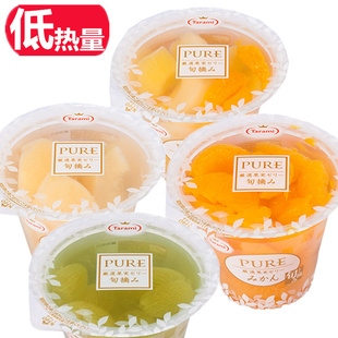3个 日本Tarami优纯PURE大果肉严选果实果冻柑橘葡萄白桃 包邮