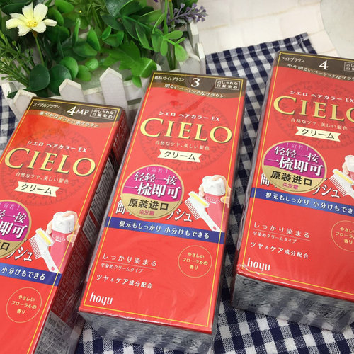 日本进口原装女士染发剂染发膏