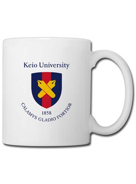 Keio庆应义塾大学马克杯 陶瓷咖啡杯 纪念品 礼品杯 茶水杯子定制