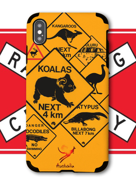 澳洲路标手机壳se17plus苹果12XSMAX13XR14适用iphone11PRO15Ultra华为安卓可定制