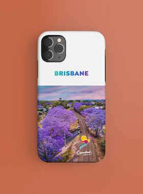 布里斯班蓝花楹手机壳se17plus苹果12XSMAX13XR14适用iphone11PRO15Ultra华为安卓可定制