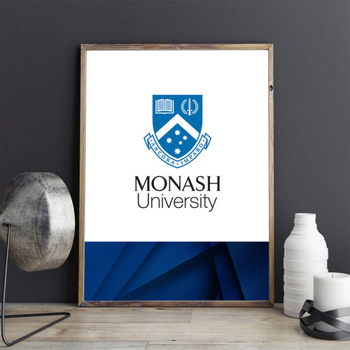 Monash挂画莫纳什大学装饰画 卧室办公现代简约 卧室客厅背景定制