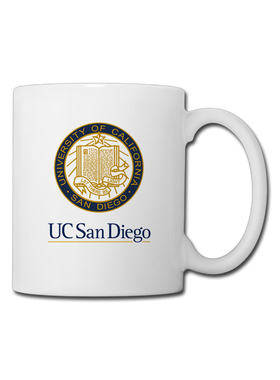 UCSD加州大学圣地亚哥马克杯 陶瓷咖啡杯 纪念品 茶水杯 礼品杯子