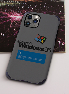 微软WINDOWS手机壳se17plus苹果12XSMAX13XR14适用iphone11PRO15Ultra华为安卓可定制