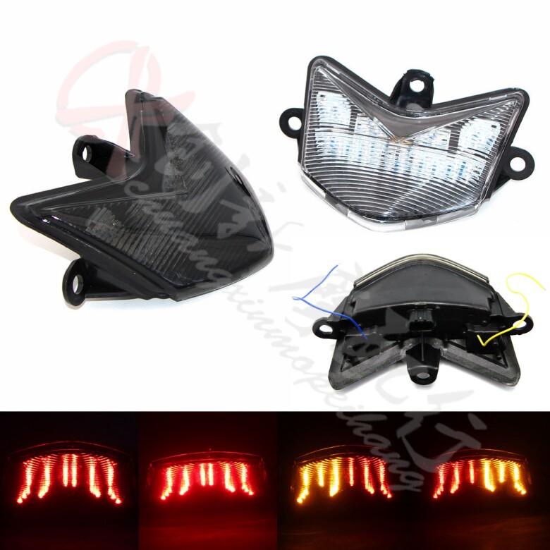 适用 川崎 ZX10R ZX-10R 04-05 LED后尾灯 后刹车灯 带转向灯功能