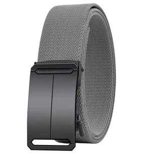 皮带夏季 带学生军训帆布休闲百搭新款 透气 腰带弹力战术自动裤 男士