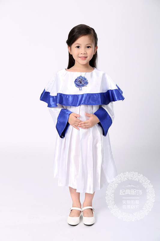 元旦儿童中小学生合唱服红领巾诗歌朗诵表演服红歌比赛演出服儿童