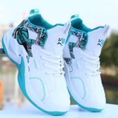 男鞋 皮面防水运动鞋 潮流百搭高帮球鞋 秋冬款 防滑耐磨学生跑步潮鞋