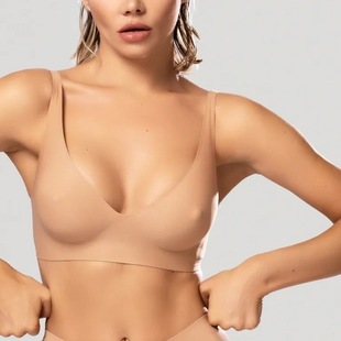 欧美凸点内衣Skim*s无钢圈舒适果冻条软支撑无痕性感文胸Seamless