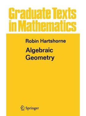 现货 英文原版 代数几何 第1版 Algebraic Geometry  Robin Hartshorne