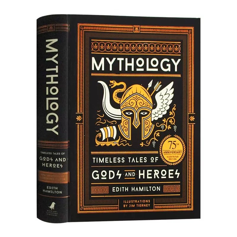 现货 英文原版 希腊罗马神话 75周年插图版Mythology: Timeless Tales of Gods and Heroes 精装 Edith Hamilton