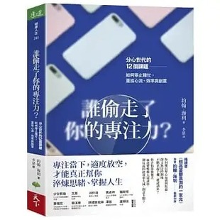 预售 约翰．海利 谁偷走了你的专注力？：分心世代的12个课题，如何停止瞎忙，重拾心流、效率与创意 天下生活