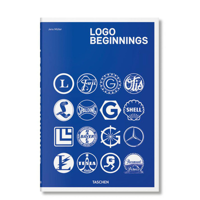现货 英文原版  Logo Beginnings 商标起源 经典现代商标作品集 历史传统商标图案图形设计平面设计 TASCHEN大开本进口精装