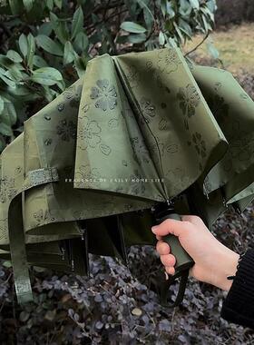 遇水开花雨伞女生高颜值加大防风加厚非晴雨两用防晒小便携自动伞