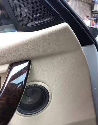 宝马f30f35改装柱中置汽车音响