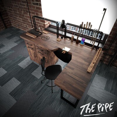 THEPIPE手工桌电脑桌定制转角桌