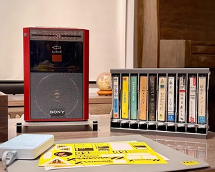 [造咖工场]新品赛博弹出式mini10磁带盒金属cassette tape holder