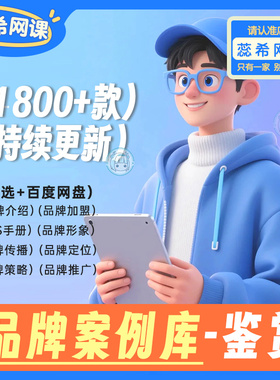 素材-品牌案例合集vi手册行业品牌手册营销加盟IP形象策略定位PDF