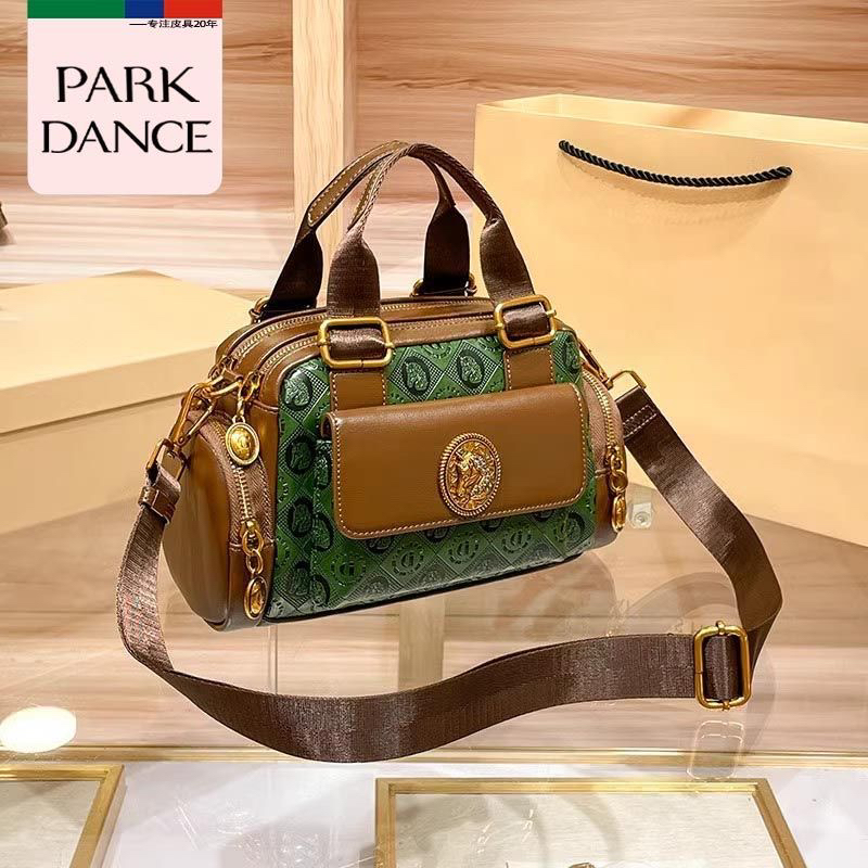 PARK DANCE波士顿女包手提枕头包2025新款高级时尚百搭单肩斜挎包