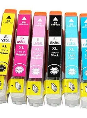 适用爱普生EPSON EP-707A EP-777A EP-807AB打印机墨盒ICBK80