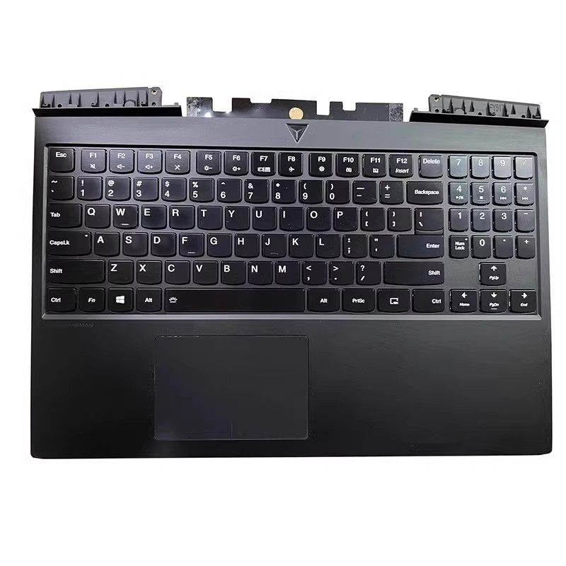 适用 联想 Y7000P C壳 掌托 背光键盘 US英文 黑色 2018 2019款