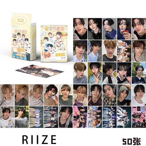 RIIZE镭射小卡新专辑自印小卡