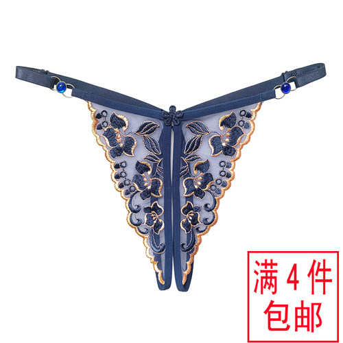 开档内裤女腰围可调节丁字裤