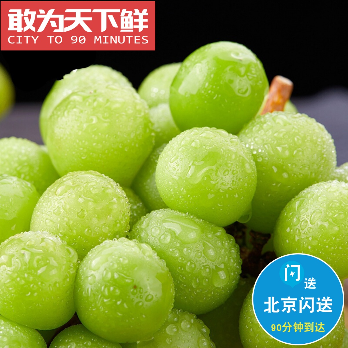 仅限北京闪送 晴王 阳光玫瑰葡萄 香印青提 新鲜水果