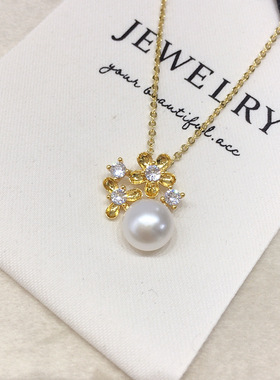 天然淡水珍珠锁骨链百搭女项链