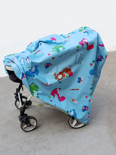 Детская прогулочная коляска, водонепроницаемая пылезащитная крышка, защитный чехол, универсальная сумка для хранения, защита от солнца