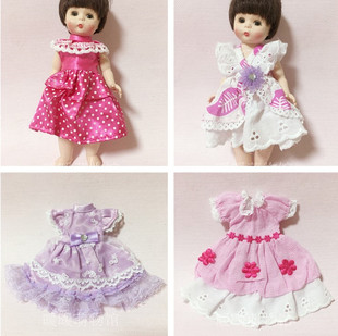 清！licca丽佳Blythe小布娃娃bjd6分亚历山大衣服裙子30cm娃娃