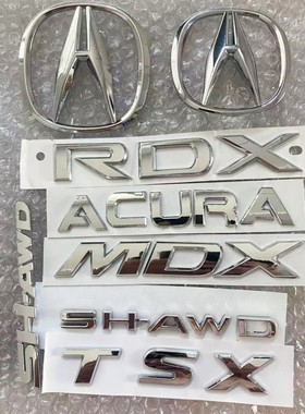 汽车思铂睿改装讴歌车标ACURA 后标尾标英文字母车标后备箱车标贴