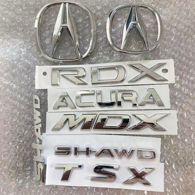 汽车思铂睿改装讴歌车标ACURA 后标尾标英文字母车标后备箱车标贴