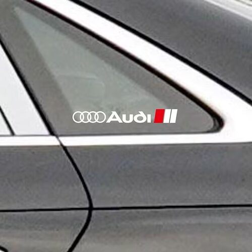适用奥迪a4l/a6/a3/q5l/a8/a7q3/q5T汽车三角窗贴纸车窗侧窗贴