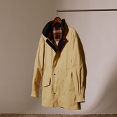 中款 新款 长风衣 25秋季 休闲撞色夹克拼色外套男 平圆方中男装