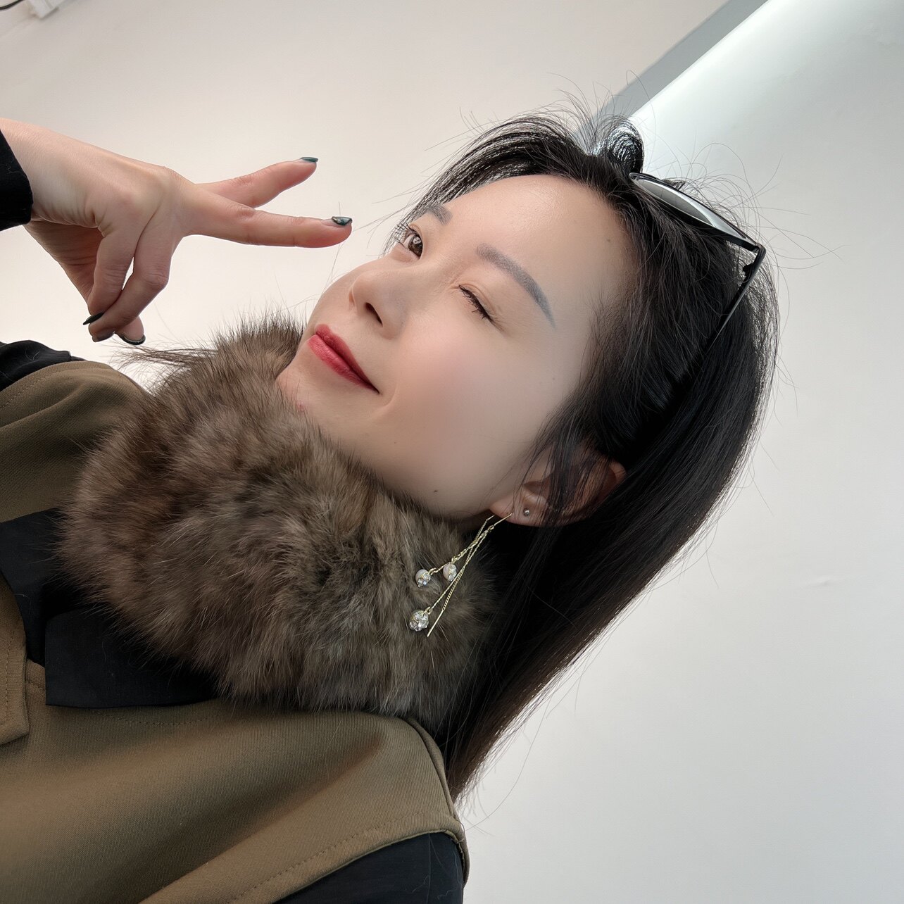 紫貂皮毛两用围脖 全真貂皮毛脖套女士皮草编织装饰脖领保暖头饰