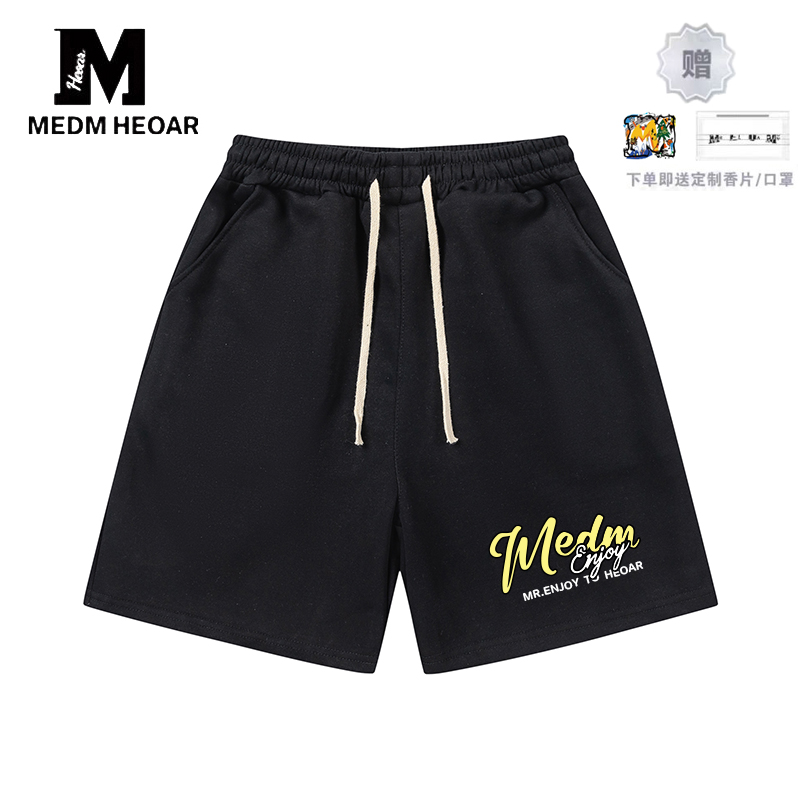 MEDM国潮夏季短裤美式休闲运动裤