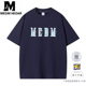 国潮半袖 MEDM 上衣 t恤男女情侣装 纯棉休闲夏季 HEOAR官方正品 短袖